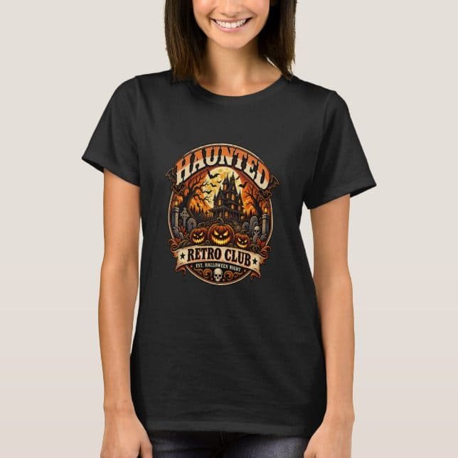 Haunted Retro Club T-Shirt